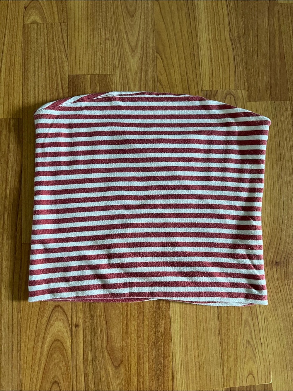 Brandy Melville John Galt Striped Red and White Tube top